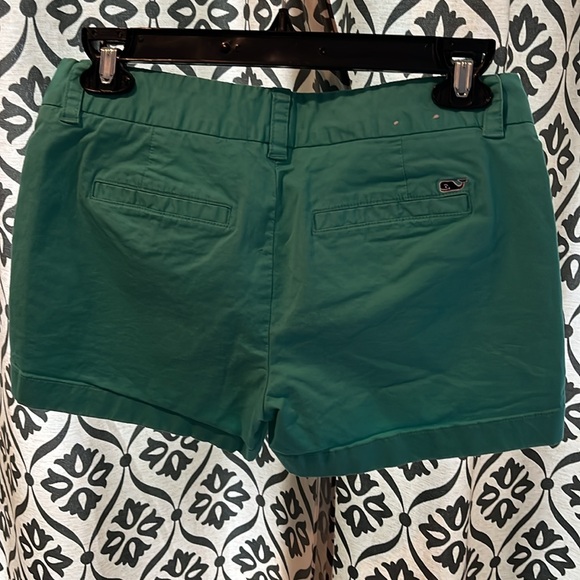 Vineyard Vines everyday short, size 0, teal, 3.5 inseam. - Picture 3 of 4